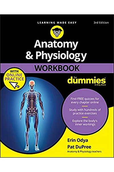 For Dummies كتاب تمارين علم التشريح وعلم وظائف الأعضاء مع تدريبات عبر الإنترنت