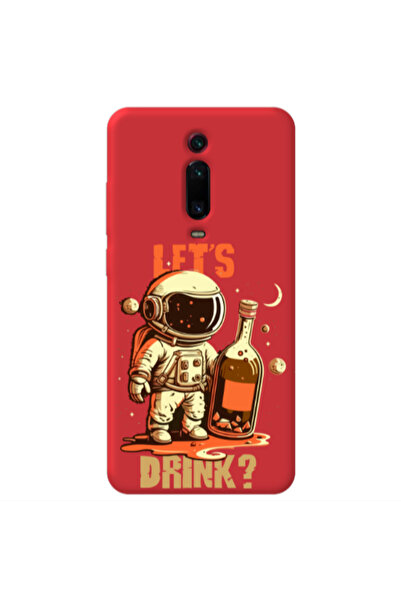 Other Xiaomi Mi 9T Pro Lets drink Red Colored Silicone TPU Θήκη