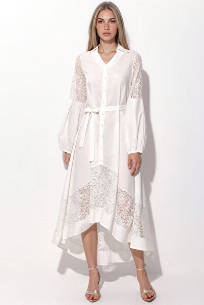 Hiccup Msn Embroidered Midi Double-Breasted Dress