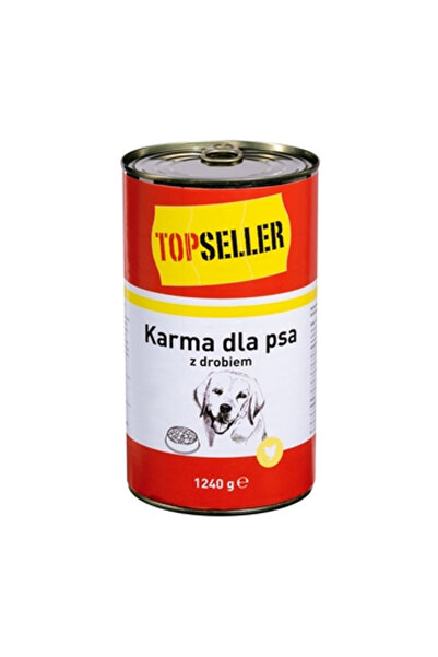 Generic Brand Hrana umedă pentru câini, TopSeller, cu carne de pasăre, 1240g,...