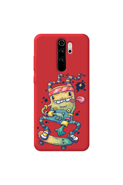 Other Xiaomi Redmi Note 8 Pro Dangerous task Red Colored Silicone TPU Θήκη