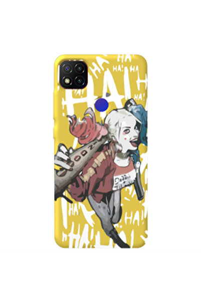 Other Xiaomi Redmi 9c Ha Ha Ha Yellow Colored Silicone TPU Θήκη