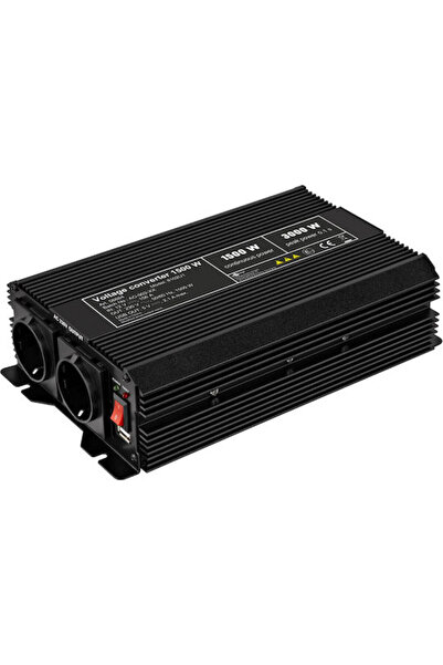 goobay Μετατροπέας Αυτοκινήτου 1500W από 12V DC σε 230V AC με 1xUSB Κωδικός: ...