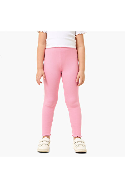 Juniors Leggings with Ribbed Design