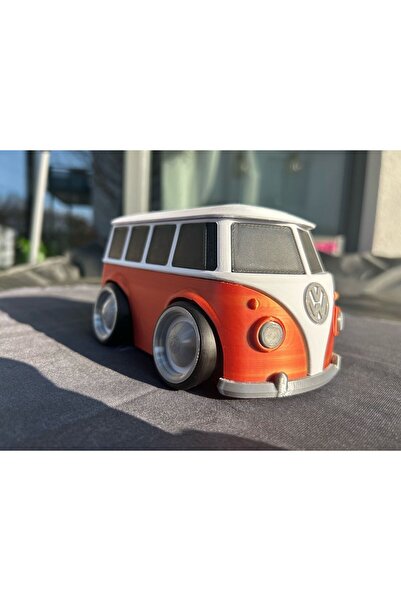 bambam 3d Vw Samba Bus Decorative Colorful Piggy Bank