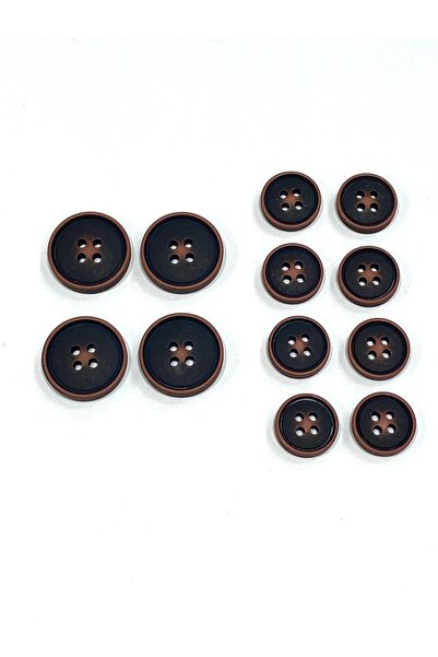 karantuhafiye Blazer Jacket Button Set |   Mat 4 Holes |   4 Large + 8 Small ...