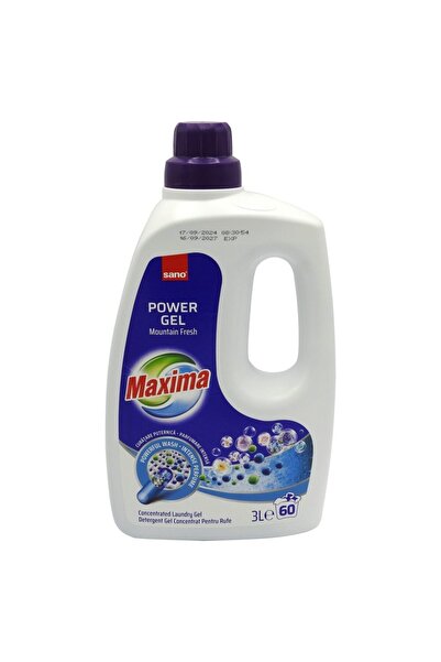 Sano Gel, Detergent Maxima, 3 L Mountain Fresh, 60 de spălări