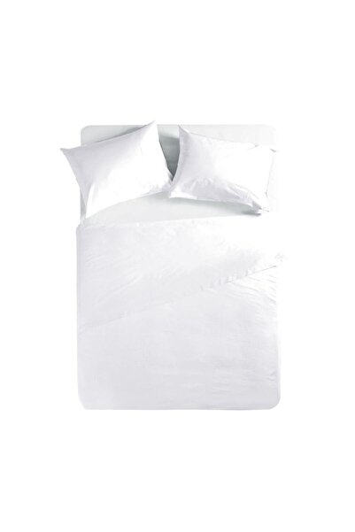 Nef Nef Homeware Nef Nef Λευκό Βαμβακερό Κατωσέντονο με λάστιχο 120x200+30