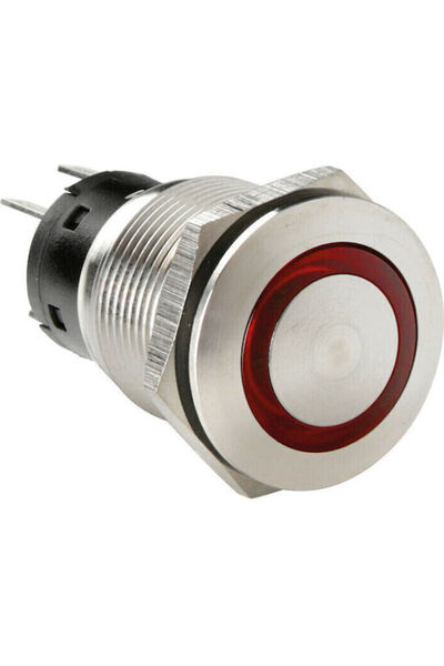 Lampa Διακόπτης Ενεργοποίησης/Απενεργοποίησης Αυτοκινήτου 12V-24V Κόκκινος Κω...