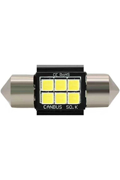 Tradesor Λάμπες Αυτοκινήτου Canbus LED 6000K Ψυχρό Λευκό 12V 3.5W 2 τεμάχια 6...