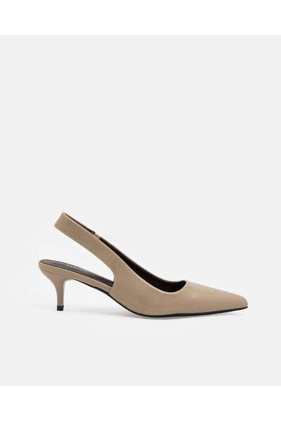 REDTAG Women Cream Slingback Heels