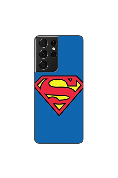 OEM Husa compatibila cu Samsung Galaxy S21 Ultra Silicon Gel Tpu Model Superman