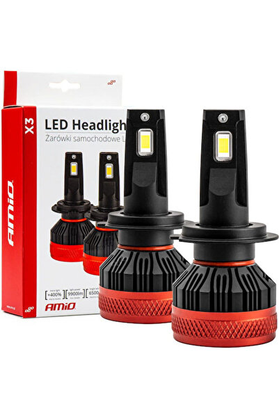 AMIO Lamps Car H7 Canbus LED 6500K Cold White 90W 2pcs