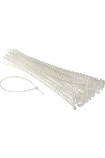 POWERTECH Πλαστικά δεματικά καλωδίων 200mmx7.6mm σε λευκό χρώμα 100 τεμάχια T...