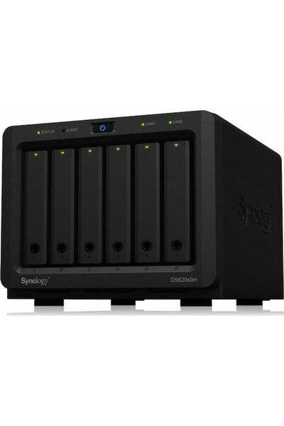 SYNOLOGY DiskStation DS620slim Πύργος NAS με 6 υποδοχές για HDD/SSD και 2 θύρ...