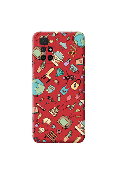 Other Xiaomi Redmi 10 2022 Best buds Red Colored Silicone TPU Θήκη