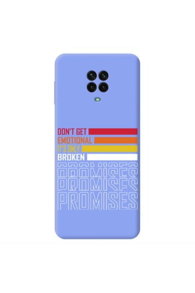 Other Xiaomi Redmi Note 9 Pro Dont Get Emotional Light Purple Colored Silicon...