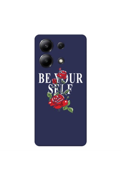 Other Xiaomi Redmi Note 13 4G Be Your Self Dark blue Colored Silicone TPU Θήκη