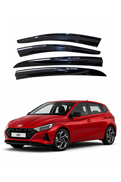 SUNPLEX Hyundai i20 Cam Rüzgarlık 4 Parça Set 2021-2024 Arası Tüm Modellere U...