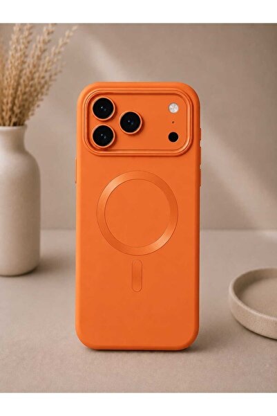 Case I PHONE 17 PRO Turuncu Lensli Kılıf