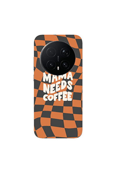 Other Honor Magic 8 Lite Pro Mama needs coffee Transparent Silicone TPU Θήκη