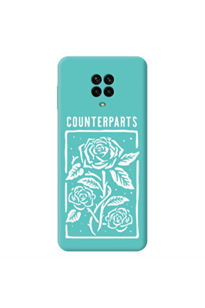 Other Xiaomi Redmi Note 9 Pro Counterparts Turquoise Colored Silicone TPU Θήκη
