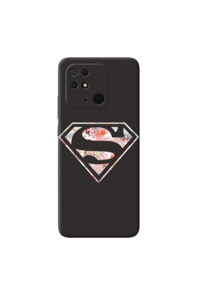 Other Xiaomi Redmi 10C Superman logo Black Colored Silicone TPU Θήκη
