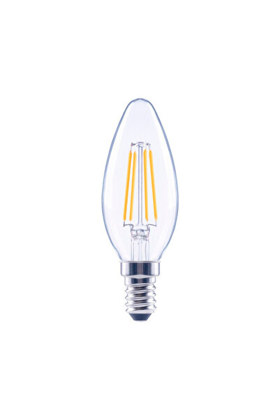OEM Bec LED variabil Flair E14 2,2W 250 lumeni, glob clar lumânare, lumină caldă