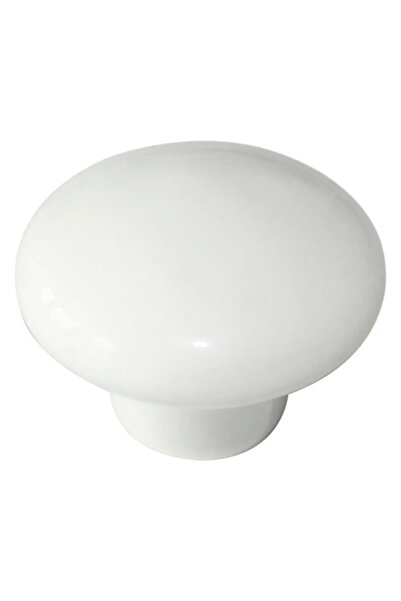 OEM Buton pentru mobilă Ø32mm, porțelan alb