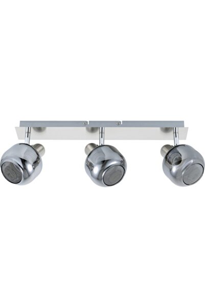 OEM Șină spoturi Flair Acubens E14 max. 3x40W, crom/sticlă fumurie
