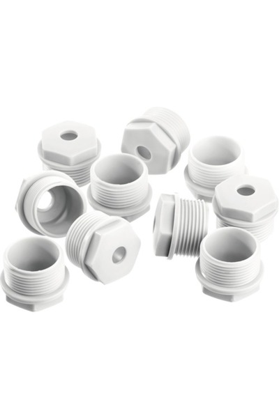 OEM Presetupe plastic cu filet M25 și gaură, pachet 10 bucăți