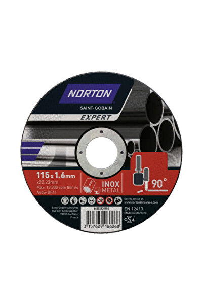 OEM Диск за рязане по метал Norton Expert Ø115x1x22,23mm