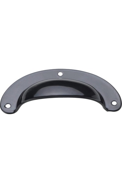 OEM Mâner pentru mobilă distanță perforații 75mm, oțel negru