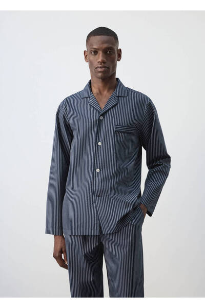 MANGO Man Çizgili pijama seti