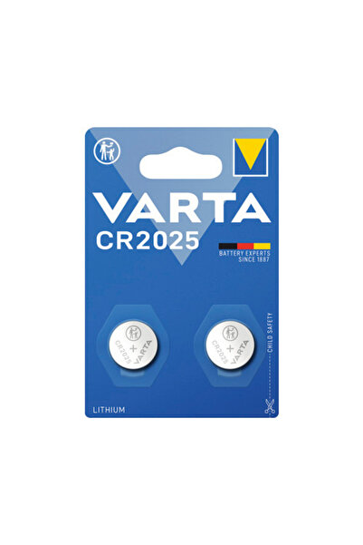 OEM Varta CR2025 3V 170mAh литиеви батерии тип копче, опаковка от 2 броя