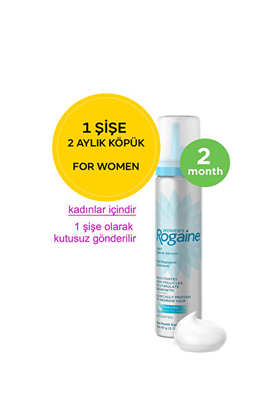 Rogaine Women's 5% 2 Aylık köpük 1 Adet Saç Gürleştirici, Madein Usa