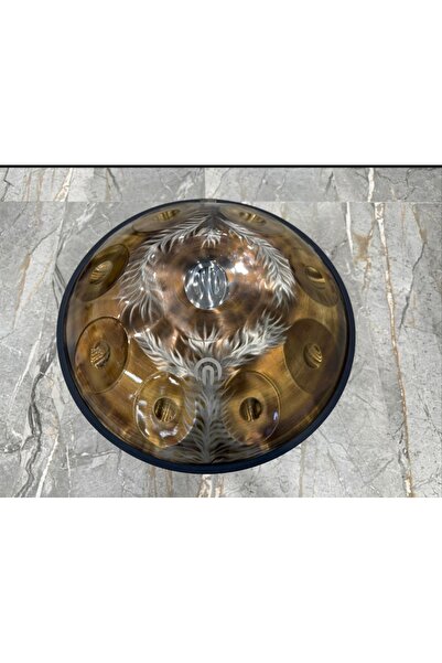 ARSHA Steel Handpan -9 Tonlu -Re Minör (Bakım Yağı ,Renkli Kuşak ve Çanta)