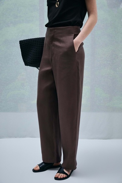 Lufian 121190030 Sılvıa Jogger Pants Women's Trousers Brown