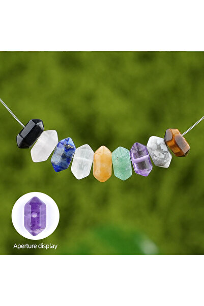 Choice 1.2x0.6x0.6cm-5pcs Random color 5pcs/set 12x6mm Random Hexagonal Pyram...