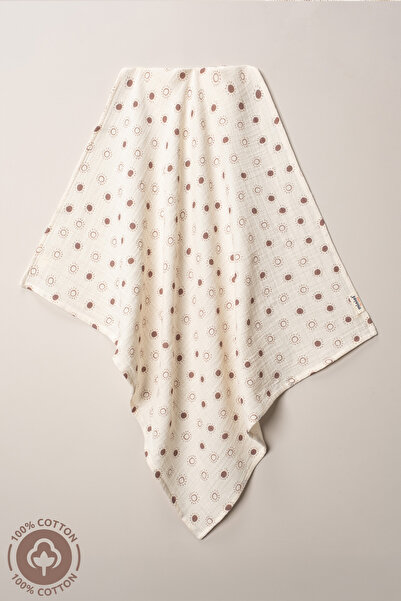 Miniel Unisex Baby 100% Cotton Printed Multi-Purpose Muslin Baby Cover & Baby...