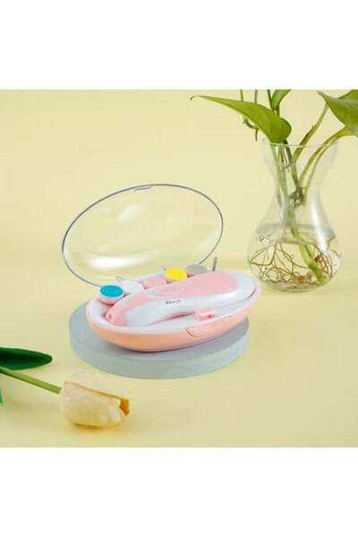 Gonice 6-In-1 Electric Nail File Trimmer Tool Kit With LED Light For Children