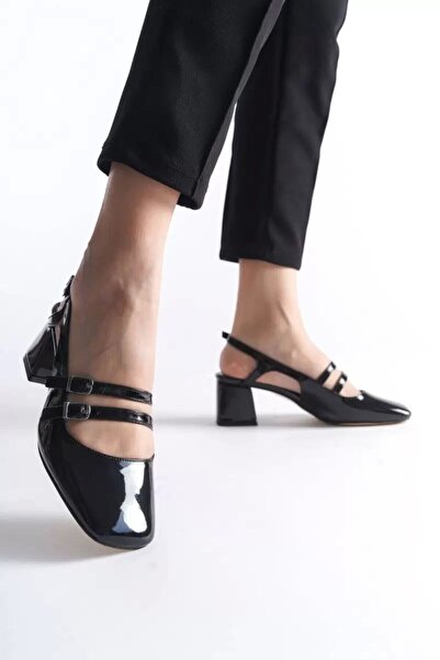 Belinora Black Patent Leather Women's Shoes Tr16Ms05A