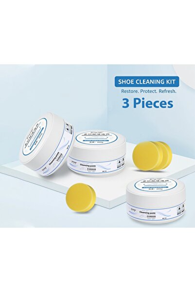 MACON Multifunctional Reusable Cleaning Cream For White Shoes, Shoe Cleaner, ...