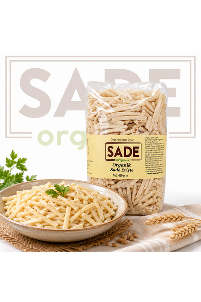 Sade Organik Sade Erişte 400gr