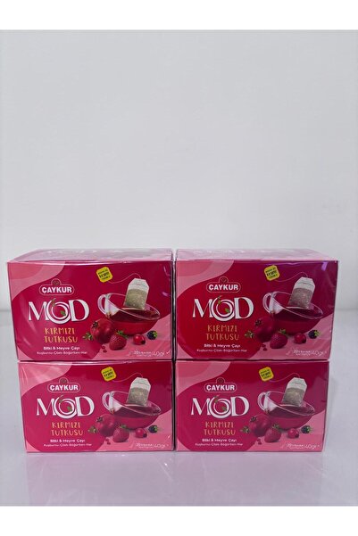Çaykur Mod Kırmızı Tutku Herbal Tea 20 Pieces 40Gr X4 Pieces
