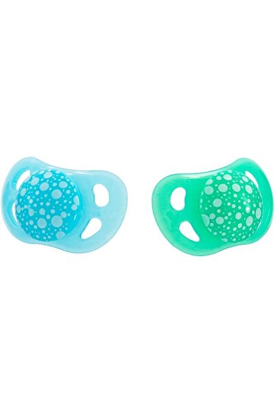 Yıldızan Msa Shop Silicone Pacifier Set of 2 Blue Green 0-6 Months 931845