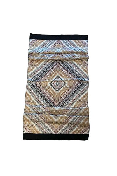 Aker Sura Silk Shawl 55262 Black Floral Pattern