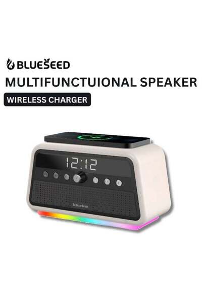 blueseed BS-402 Multifunctional Karaoke Speaker, 60W Wireless Charging Blueto...