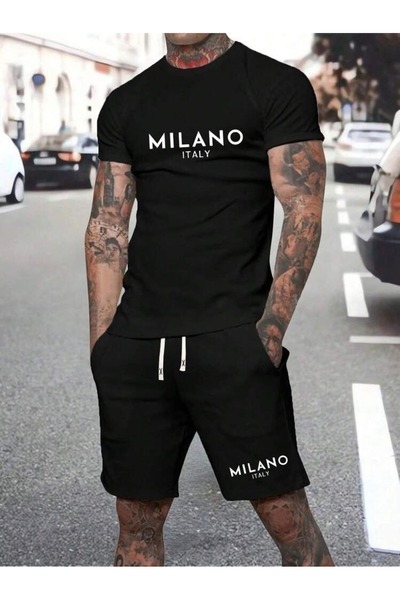 Joetsu Unisex Oversize Σετ με Σορτς και Κοντομάνικο T-shirt, Άνετη Εφαρμογή, ...