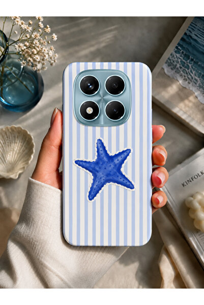 OVADA Redmi Note 14 Pro 4G Uyumlu Deniz Yıldızı Desenli Telefon Kılıfı